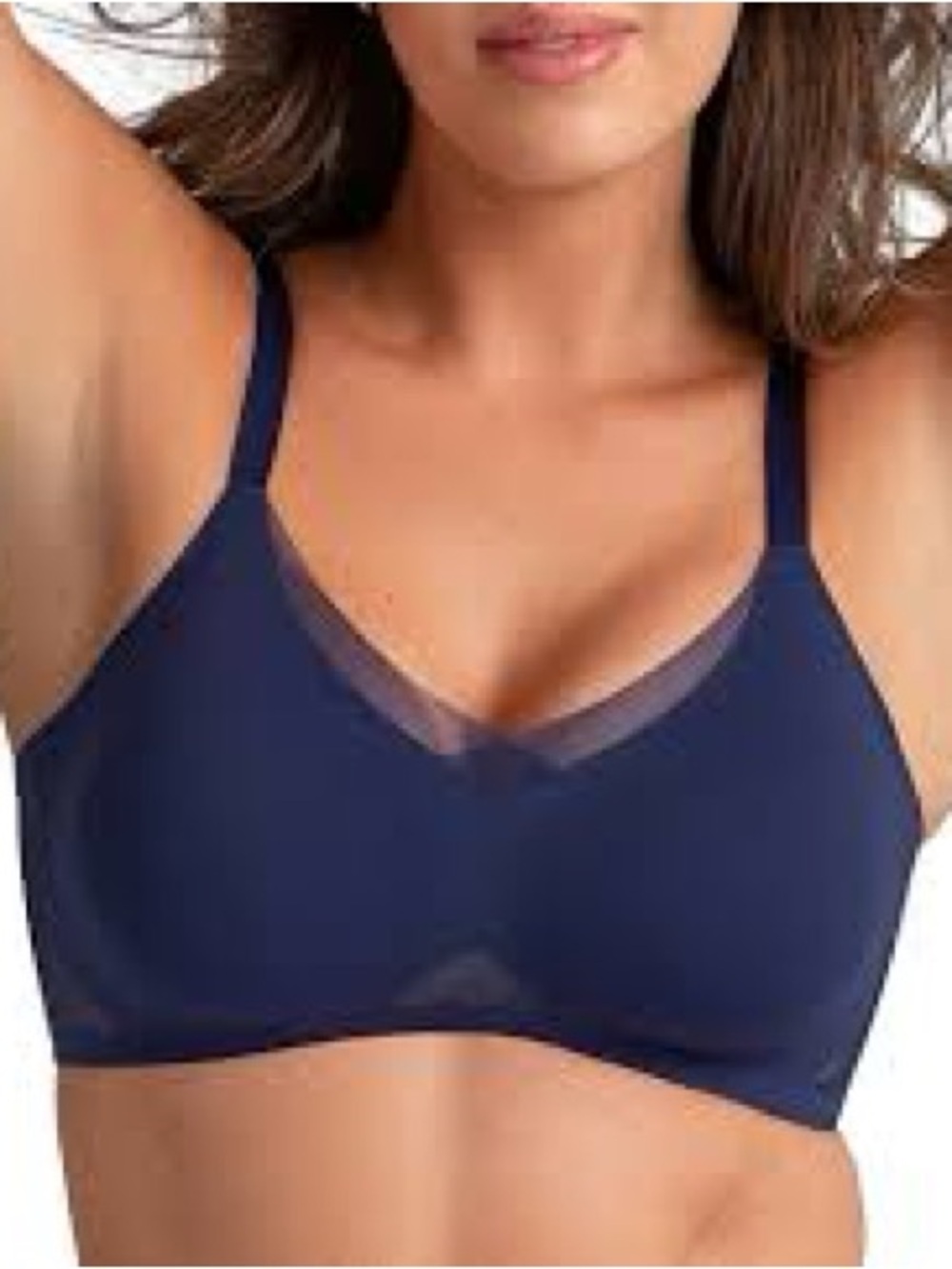 HoneyLove Crossover Wireless Bra - Navy Women’s 1X 40 C/D